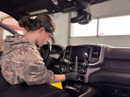 paint protection technician ceramic coating application